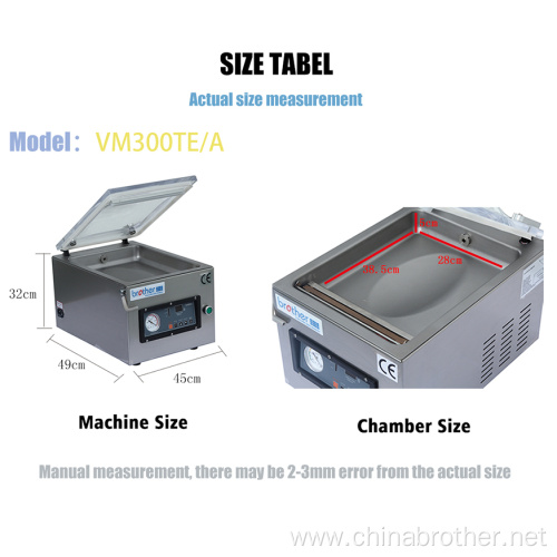 Food Automatic Single Chamber vacuum packing sealer